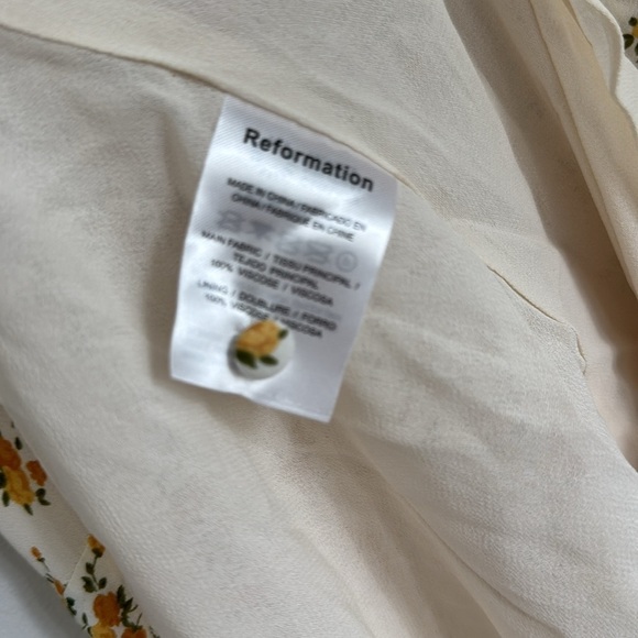 Reformation Bronwen midi dress size 10 - Picture 11 of 11